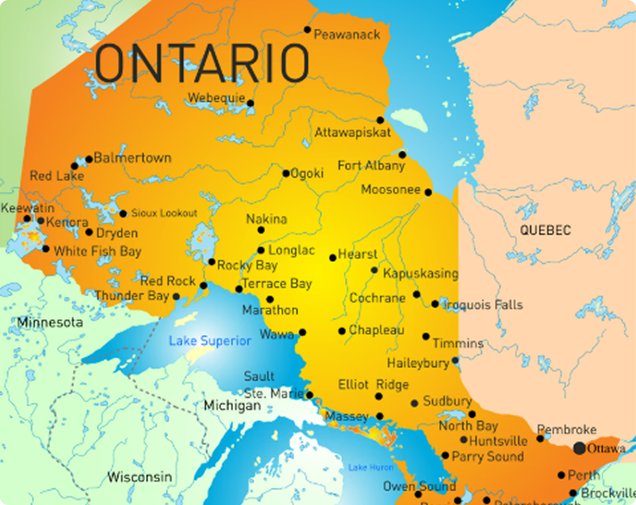 Ontario Map